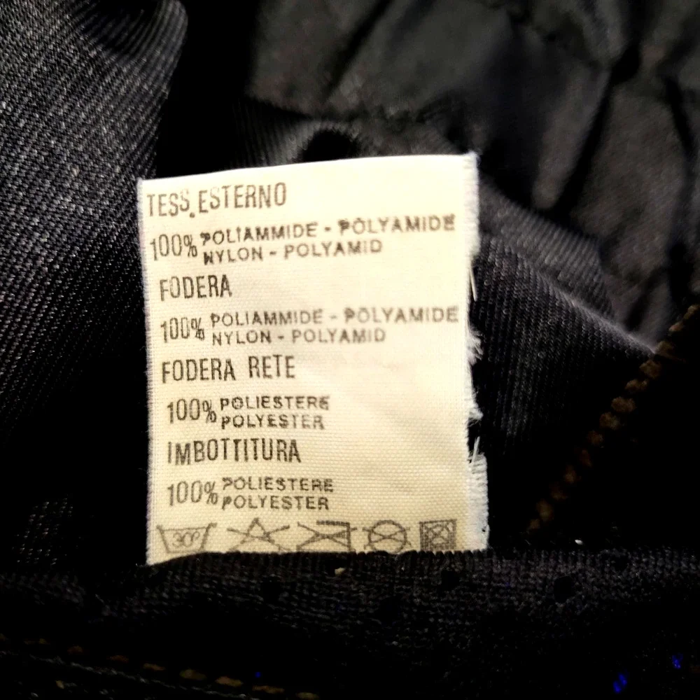 Progrip Jacket Mens Large Blue Black Motorcycle Racing Made Italy Nylon‎